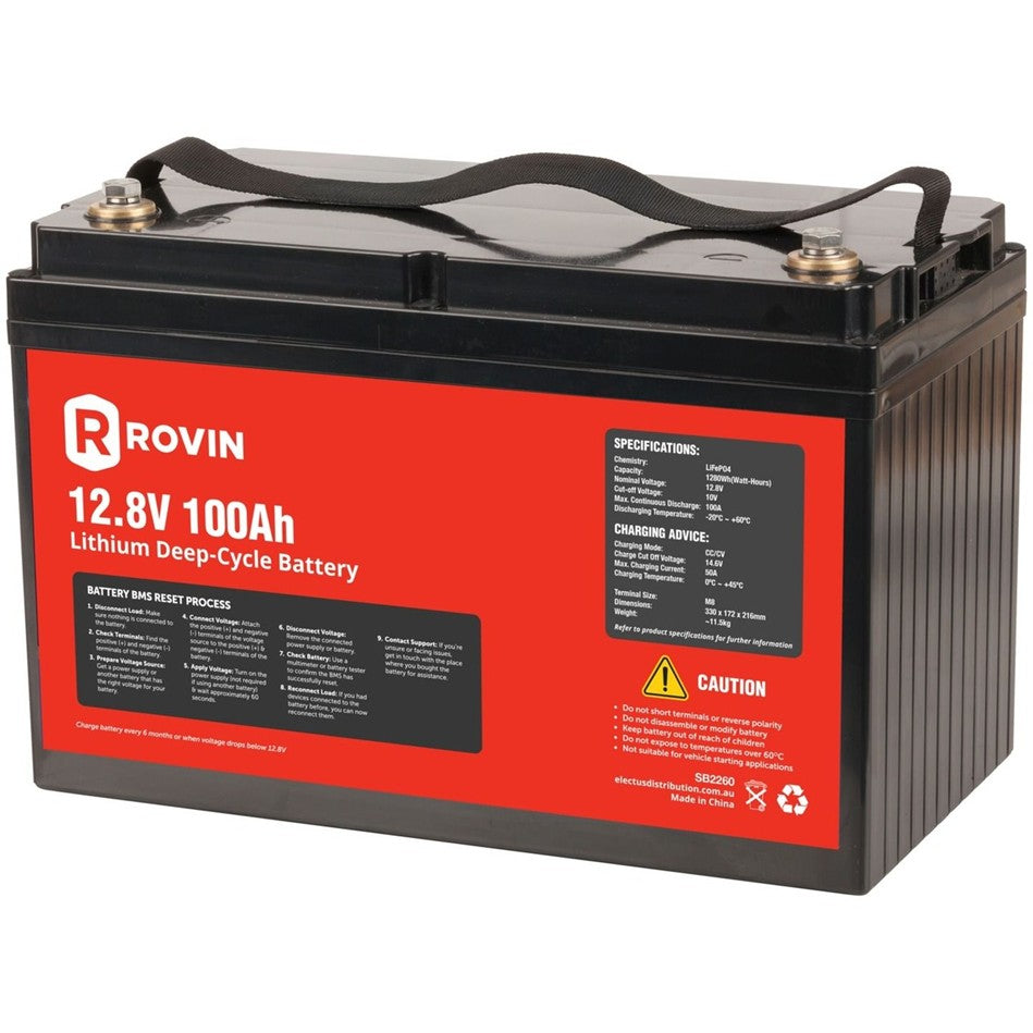 Upgrade battery from 100AH to a 100ah LiFePO4 Lithium Deep Cycle Battery